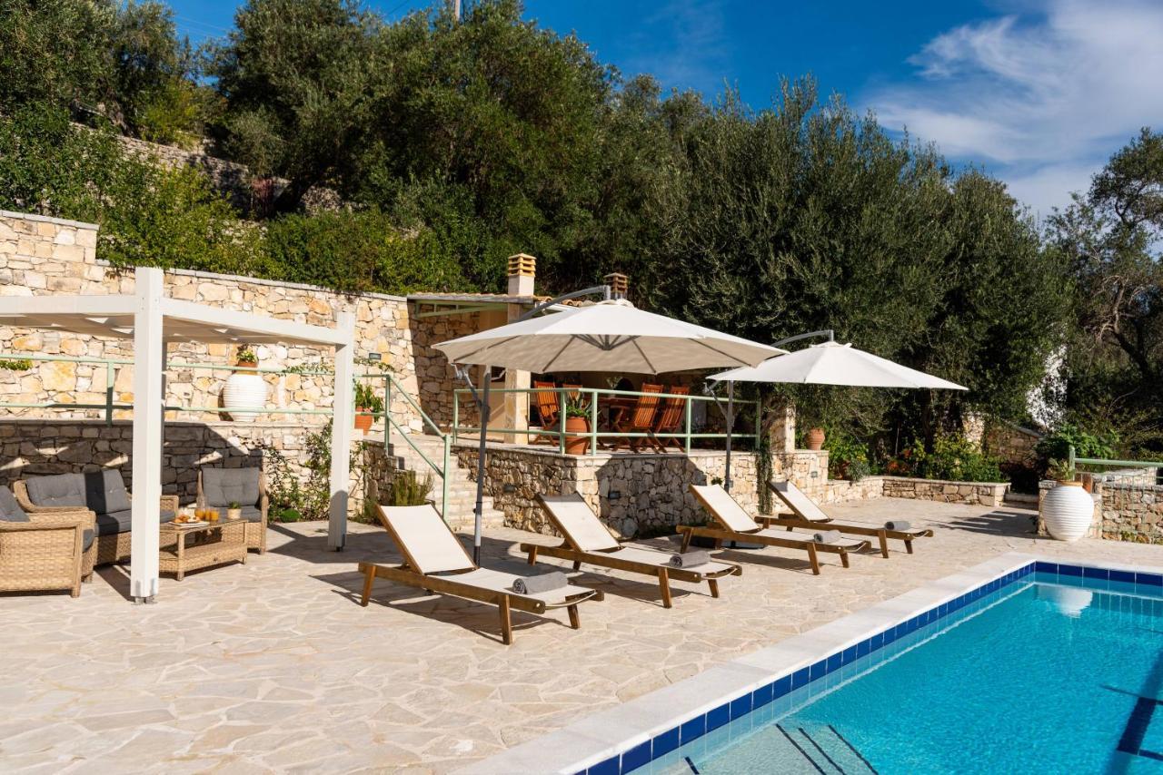 Loggos View House Villa Mastoratika Buitenkant foto