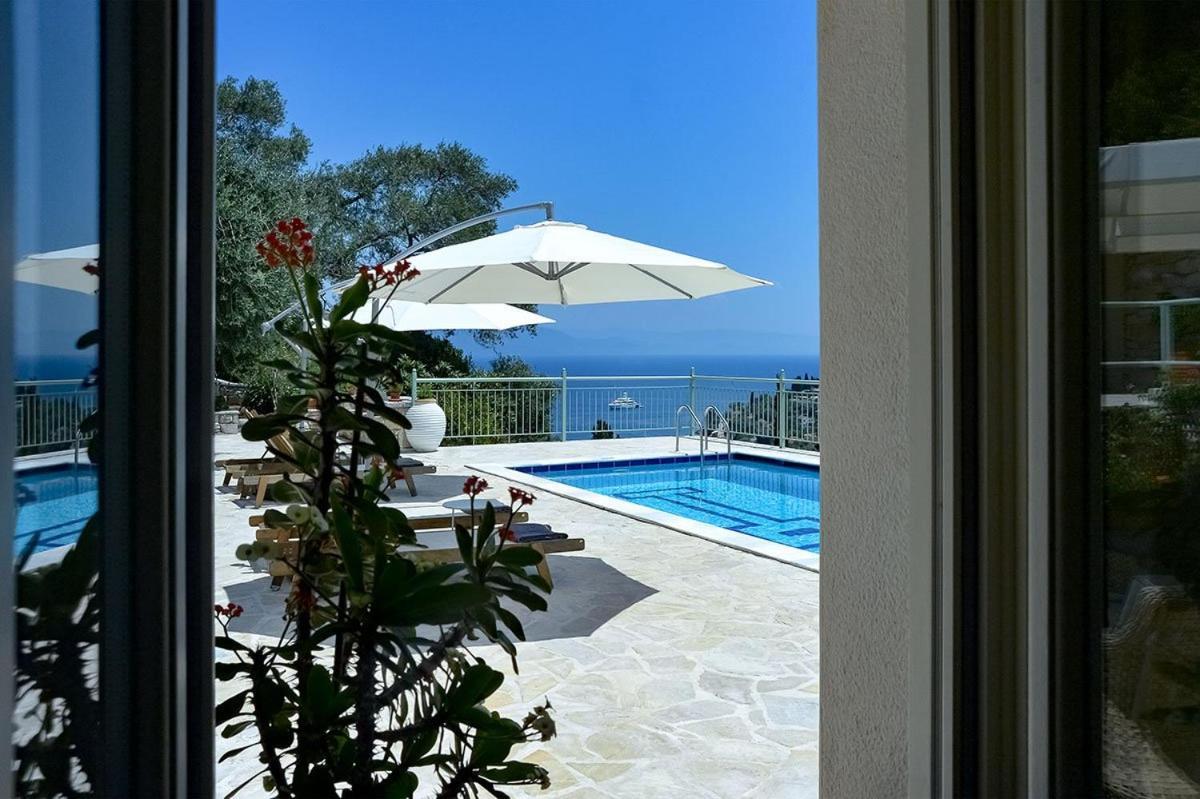 Loggos View House Villa Mastoratika Buitenkant foto
