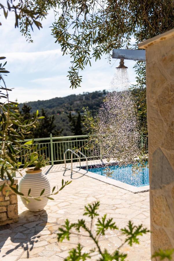 Loggos View House Villa Mastoratika Buitenkant foto