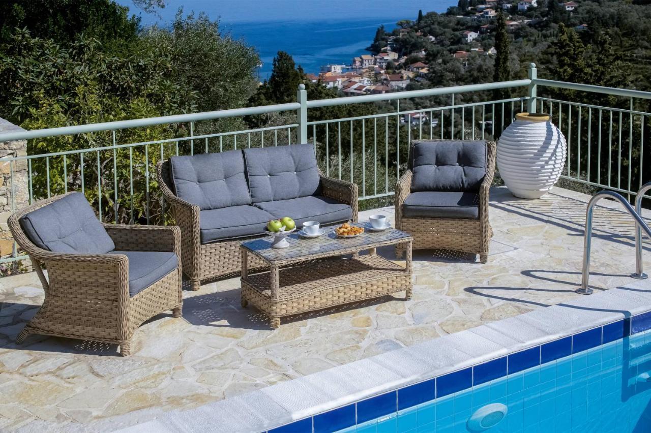 Loggos View House Villa Mastoratika Buitenkant foto