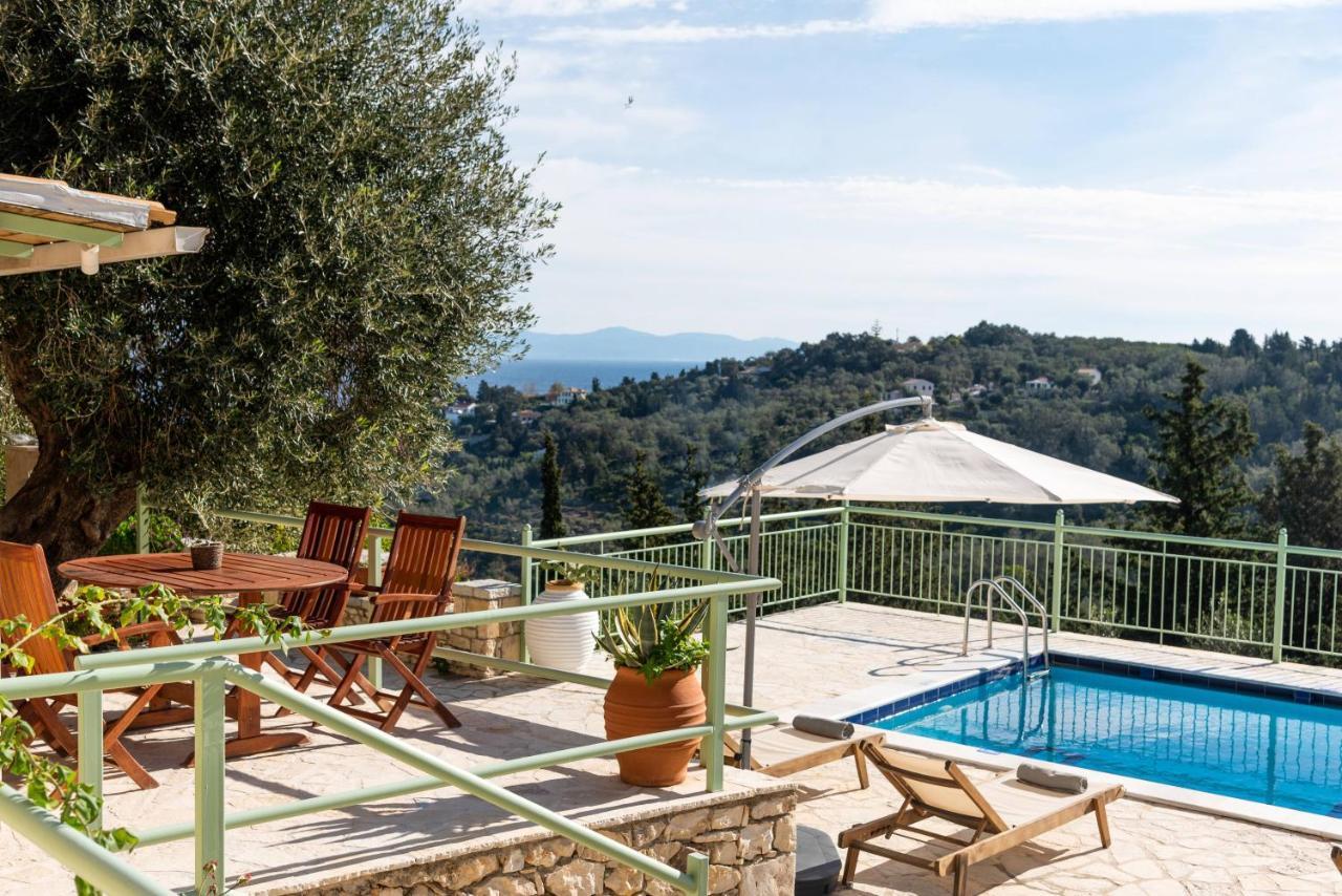 Loggos View House Villa Mastoratika Buitenkant foto